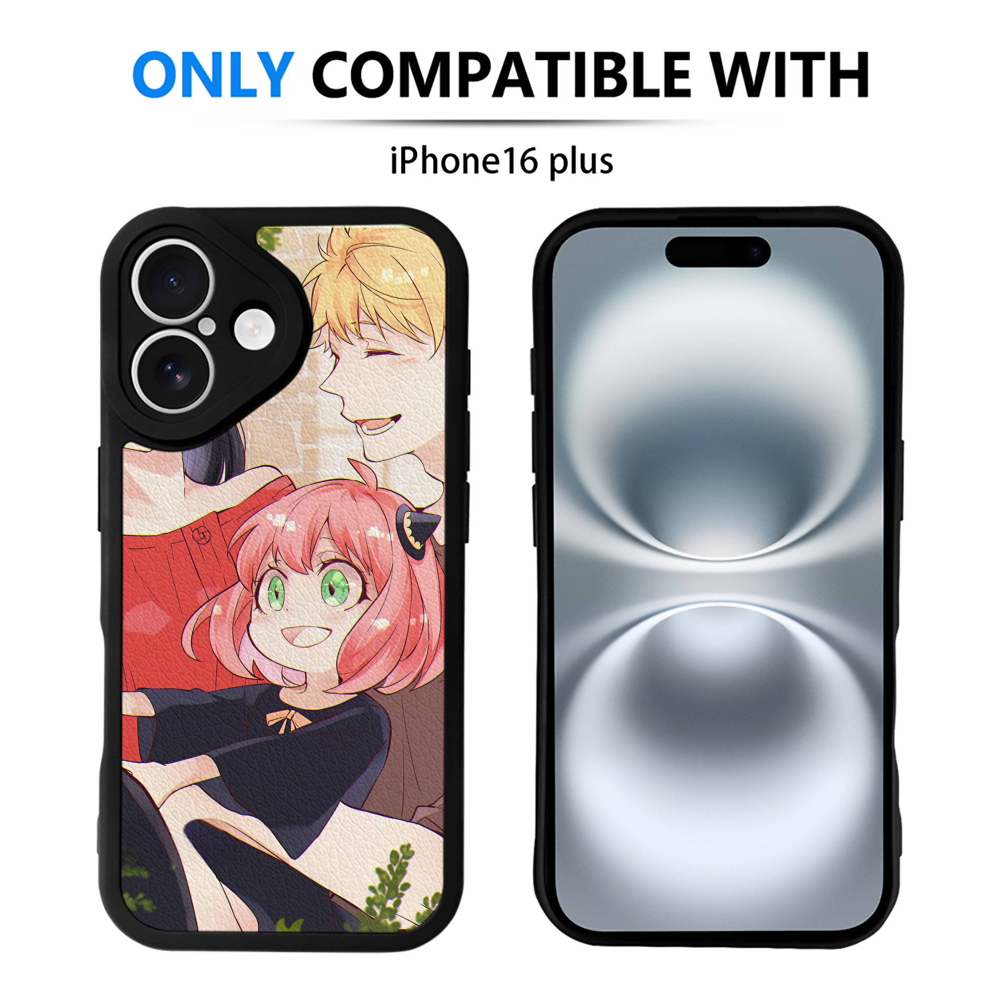 （画像用） SPY×FAMILY间谍家家酒 【iPhone 16シリーズ対応】シリコンスマホケース（レザー調） 材質：シリコン